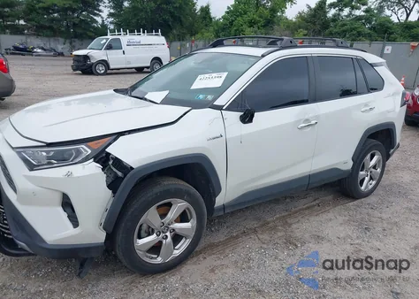 2019 Toyota Rav4 Hybrid Limited из США, поврежденный, VIN 2T3DWRFV8KW009793